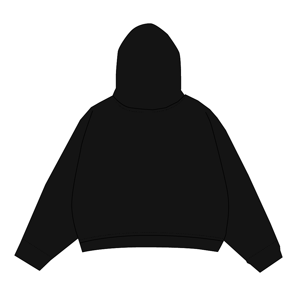 "EMBRO" onyx noir hoodie