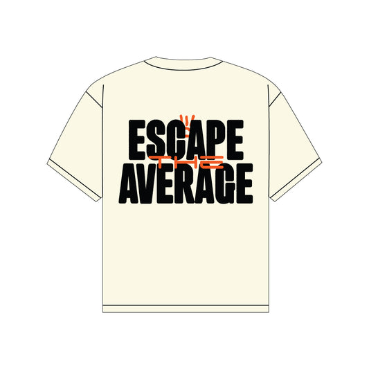 Escape the average white tee